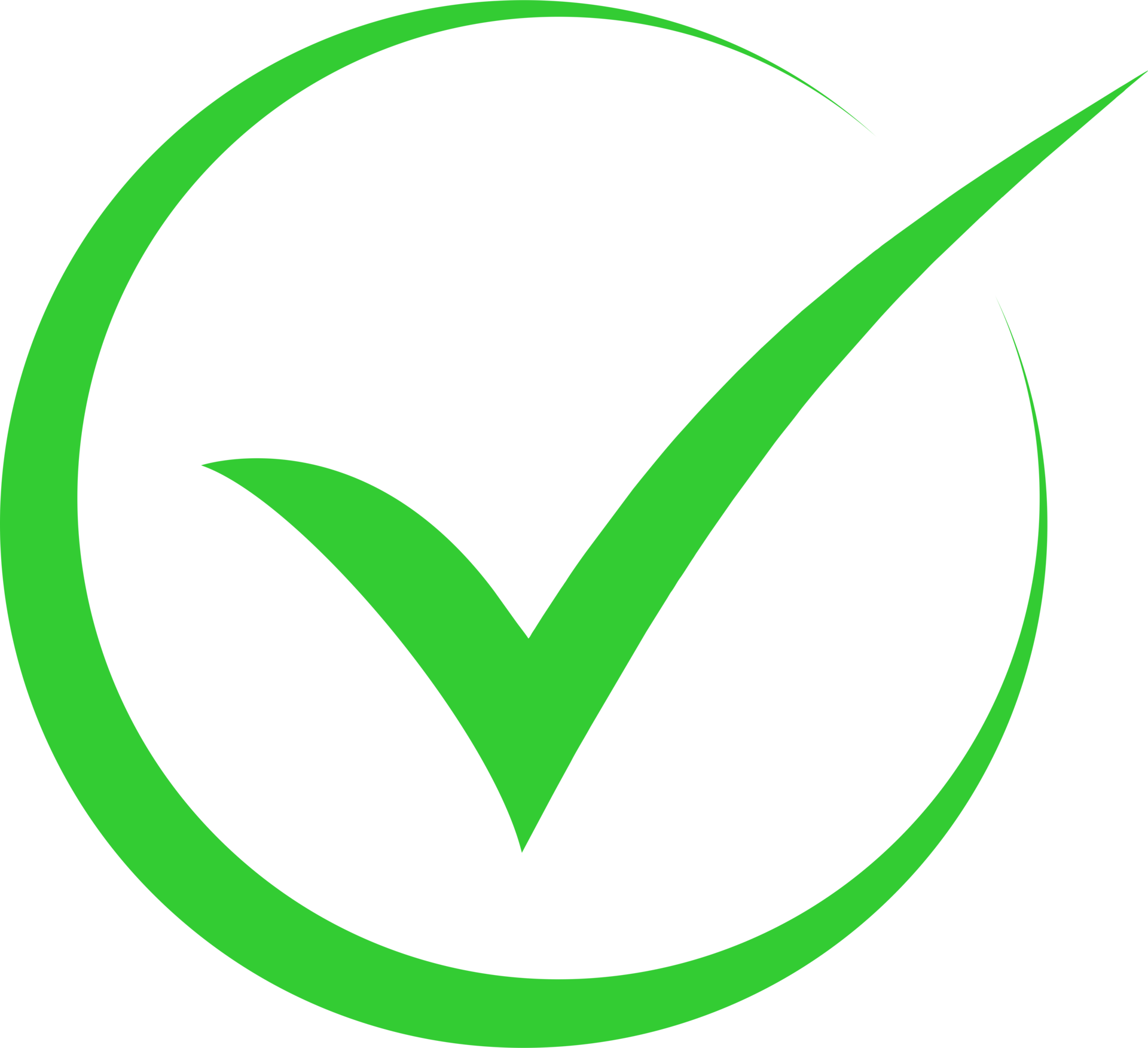 green checkmark