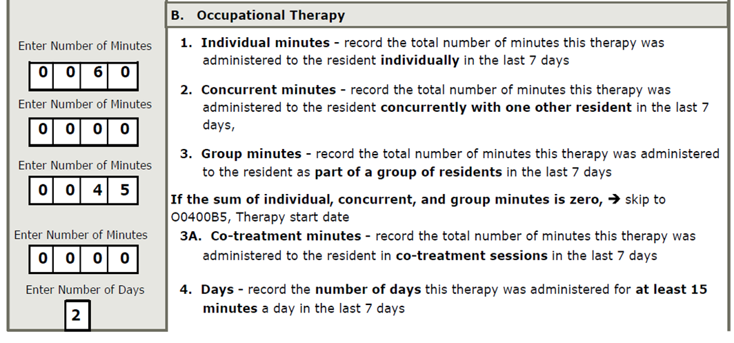 screen shot of Occupational Therapy 