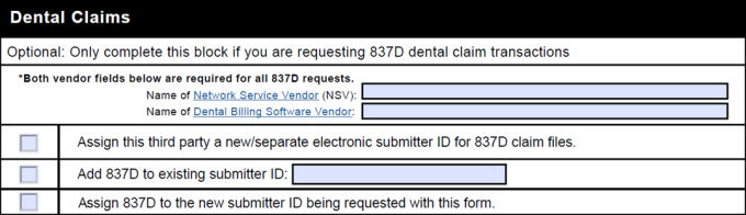 Reclamaciones dentales