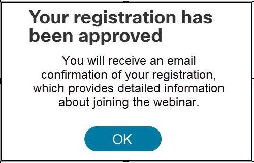 Inscripción aprobada