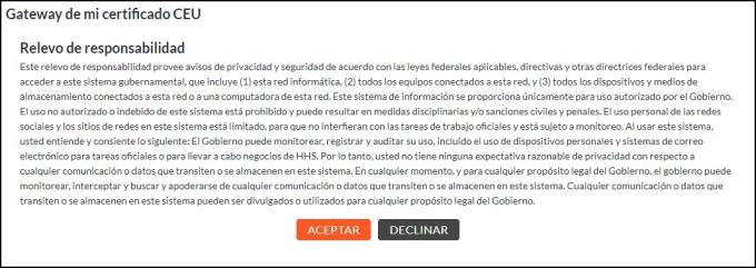 Relevo de responsabilidad