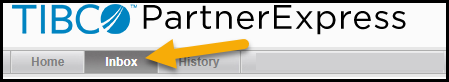 PartnerExpress inbox tab