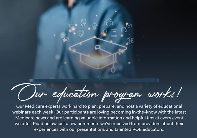 Our education program works!